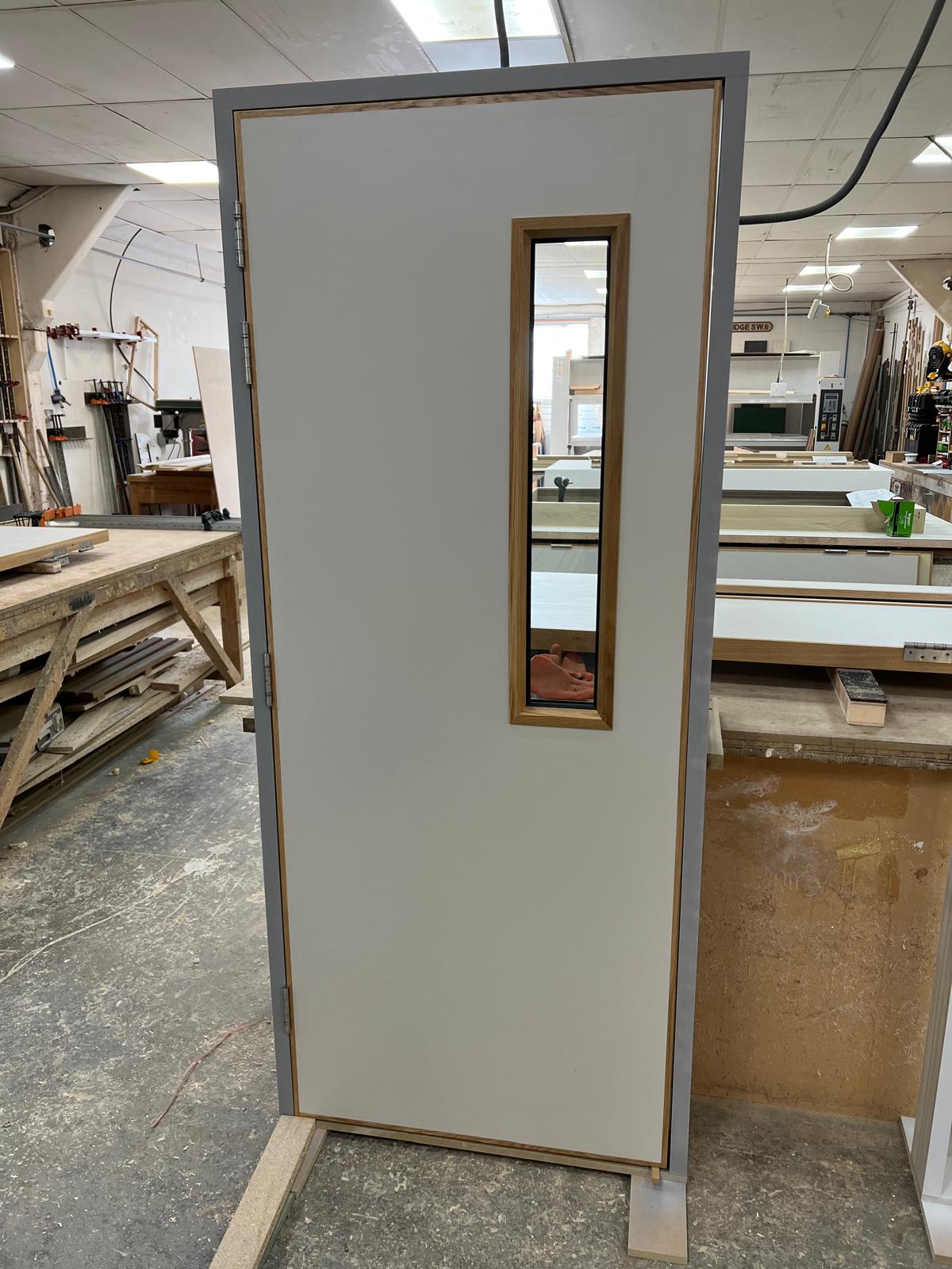 Fire door installation, image 6